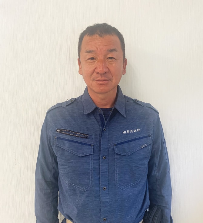 澤 昌晃［勤続年数・22年］部署・工事部 部長
